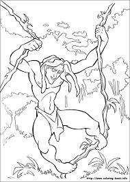The coloring page here shows anna introducing hans to elsa. Wild Adventures Of A Jungle Boy Tarzan 20 Tarzan Coloring Pages Free Printables