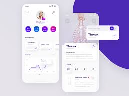 Anatomic Profile Explore Banking App Interactive Design Medical App