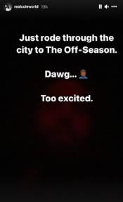 Cole's 2018 project 'kod.' this album ranked #1 in the us, australia, canada, ireland, new zealand, and #2 in the uk. J Cole Announces The Off Season Release Date Idea Huntr