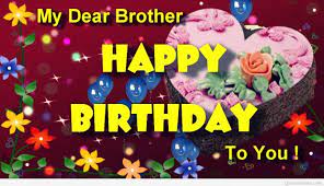 Happy birthday smiley greeting card vector illustration. Happy Birthday Brother Wallpapers Wallpaper Cave