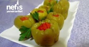 Zeytinyagli Biber Dolmasi Bol Kus Uzumlu Tarifi Yemek Yemek Tarifleri Biber Dolmasi