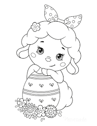 This detailed illustration would be ideal for older children or even adults. 100 Easter Coloring Pages For Kids Free Printables