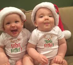 What are the best siblings gifts for all your kids to play with? Silent Night Yeah Right Twins Matching S Twins Christmas Gift Funny Twin Siblings Bodysuits Newborn Baby Christmas Gifts Aliexpress