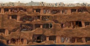 Image result for nevşehir kalesi yeraltı şehri