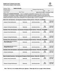 Choosing a life insurance beneficiary who will receive the cash benefit from your life insurance life and annuity products are issued by nationwide life insurance company or nationwide life and. Beneficiary Designation Fill Out And Sign Printable Pdf Template Signnow