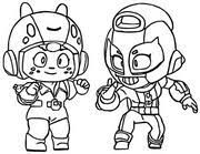 Create maps and play in friendly rooms gem grab, showdown, brawl ball. Brawlers Brawl Stars Coloring Pages Max Coloring And Drawing