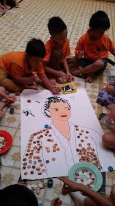 Home › contoh gambar › gambar warna tk › mewarnai gambar › mewarnai gambar pemandangan. Hikari Kids Membuat Kolase Ibu Kartini Bagus Lho Hasilnya Facebook
