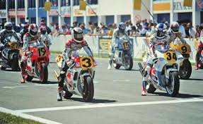 Rainey Schwantz Lawson Spencer Taifa Haslam Chili Jerez 1989 Spanish 500c C Gp