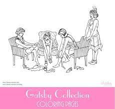 Some great examples of color symbolism are in the novel the great gatsby. Coloring Pages The Great Gatsby 1920s