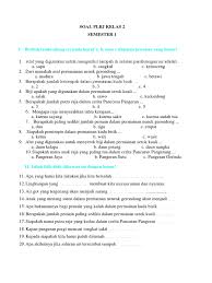 Jika bapak dan ibu guru belum punya silabus kelas 3 sd kurikulum 2013 revisi 2018, silahkan download melalui tautan berikut ini Kisi Kisi Soal Plbj Kelas 1 Jawabanku Id