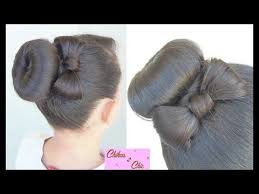 Diy Braided Bow Bun Hairstyle Video Bow Hairstyle Girly Hairstyles Hair Bow Bun