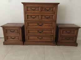 Dixie furniture french provincial cream / off white 52 double dresser 342. Dixie Furniture Company North Carolina Vintage Solid Wood Bedroom Set Swip Alot Jacksonville