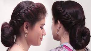 2 Quick Easy Bubble Bun Hairstyles For Saree Simple Bridal Hairstyle For Long Hair Tutori Bun Hairstyles For Long Hair Bun Hairstyles Easy Bun Hairstyles