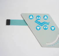 Dome Embossing Medical Bed Touch Panel Membrane Switch Keypad