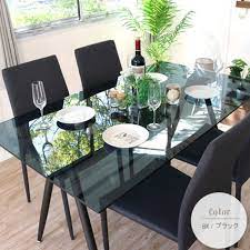 ガラステーブル ダイニングセット 5点 ダイニングテーブルセット 送料込 ガラステーブル ダイニングセット 5点 grimm グリム スモーク ガラス ダイニングテーブルセット ガラス ダイニングテーブル 5点セット アイアン 140 140cm 幅1 ダイニングセット