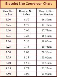Bracelet Size Chart Tools Of The Trade Pinterest