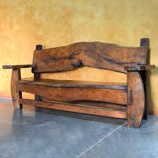 Live Edge Bench Mesquite Slab Bench Demejico