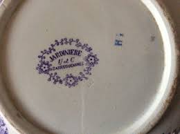 U C Sarreguemines Jardiniere Porcelana
