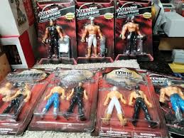 NEW VINTAGE LOT OF 10- ECW Extreme Fighting Figures Bootleg Wrestling WWE  WWF 1