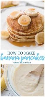 Quick Easy Banana Pancakes Recipe Video Lil Luna Recipe Easy Banana Pancake Recipe Easy Banana Pancakes Fluffy Banana Pancakes