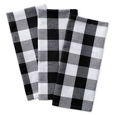 Black And White Checkered Kitchen Towels Dii Cotton Buffalo Check Plaid Dish Towels 20x30 Set Of 3 Monogrammable Oversized Kitchen Towels For Drying Clea Dish Towels Design Imports Buffalo Check Plaid