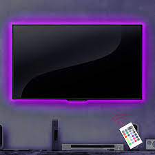 Tv Bias Lighting Usb Powered Led Light Strip For 65 70 Inches Tv Back Decor 20 Color Options Dimmable Remote C2 Led Strip Lighting Tv Lighting Strip Lighting