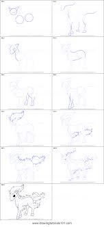 How To Draw Ponyta From Pokemon Printable Drawing Sheet By Drawingtutorials101 Com Easy Pokemon Drawings Pokemon Sketch Drawing Sheet