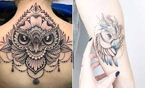 When an owl design or owl feather is incorporated with a skull tattoo then it becomes representative from cute owl and watercolor tattoos, feather ideas and dream catcher designs, body and beak ink. 43 Cool Owl Tattoo Ideas For Women Stayglam