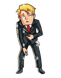 Poor Destitute Business Man Cartoon Vector Clipart Friendlystock Business Man Cartoons Vector Cartoon