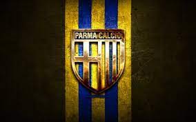 4' — удар от ворот. Download Wallpapers Parma Fc Golden Logo Serie A Yellow Metal Background Football Parma Calcio 1913 Italian Football Club Parma Logo Soccer Italy For Desktop Free Pictures For Desktop Free