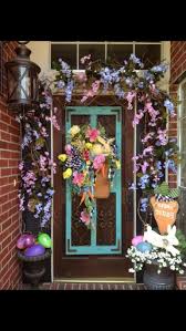 Front door decor, this is our happy place, front door wreath, door hanger, year round wreath, housewarming gift. 32 Awesome Diy Front Door Easter Decorating Ideas Diyhomedecor Frontdoordecor Frontdoordesign Easter Crafts Diy Easter Diy Fun Diys