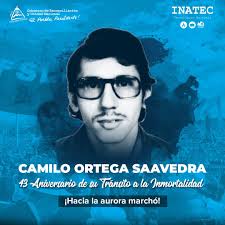title #MonimboNicaraguaVictorias 🔴⚫️ El 26 de febrero de 1978, fueron  asesinados el Comandante Camilo Ortega Saavedra, Arnoldo Quant Ponce y  Moisés Rivera Maltes, en una casa de seguridad en Los Sabogales. Entregando