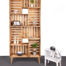 Repurposed fruit crate coffee table set measures: Flamed Crate Table End Of Series 1001 Caisses