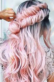 65 Inspiring Ideas For Braided Hairstyles Pink Hair Dye Hair Color Pink Braided Hairstyles