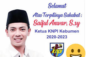 Anggota DPRD dari PKB Saiful Anwar Pimpin KNPI Kebumen