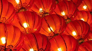 Quartier Chinois Chinatown Chinese Lanterns Red Lantern Chinese Lanterns Plant
