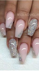 Plastered pink calling all pink lovers, you're sure to grab attention with striking beauties like these. 38 Ideas Nails Acrylic Glitter Pink Silver Acrylic Nail Designs Glitter Acrylic Nails Coffin Glitter Silver Acrylic Nails