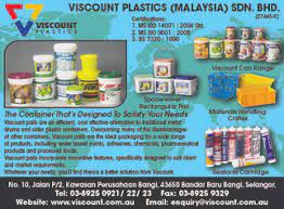 In its most recent financial highlights, the company reported a net sales revenue drop of 21.5% in 2019. Viscount Plastics M Sdn Bhd Plastic Products In Selangor