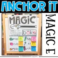 Interactive Kindergarten Anchor Charts Magic E And Bossy E The Kinderhearted Classroom