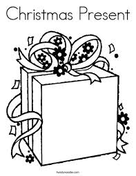 A boy is unpacking christmas gifts. Christmas Present Coloring Page Twisty Noodle