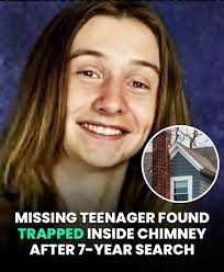 He was discovered wedged inside the brickwork. Full story 👇 💬