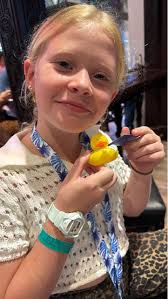 Thank You to the pratsch girls. Her first duckyyyyy