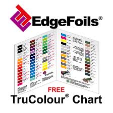 Edgefoils 01254 704330 Free Edgefoils Trucolour Chart