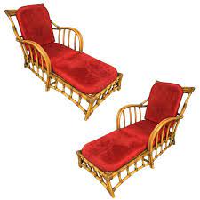 Restored Mid Century Arched Arms Lounge Chair W Foot Rest Pair By Harveysonbeverly From Harvey S On Beverly Of Van Nuys Los Angeles Ca Attic Rattan Lounge Chair Lounge Chair Foot Rest