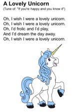 A Lovely Unicorn Kids Poems Songs For Toddlers Preschool Songs