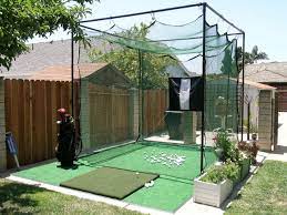 My Hitting Cage Backyard Backyard Putting Green Green Backyard