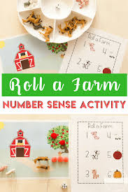 Find and dot the alphabet letters letter recognition activity. Roll A Farm Preschool Number Sense Printable