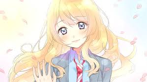 Weitere ideen zu anime charakter, anime, zeichnungen. Hd Wallpaper Yellow Haired Female Anime Character Digital Wallpaper Shigatsu Wa Kimi No Uso Wallpaper Flare