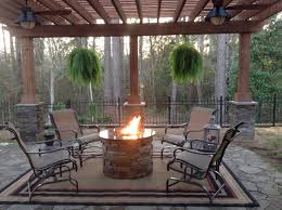 They burn clean and smokeless, so no soot problems to worry about. Our Sanctuary Pergola Fire Pit And Lots Of The Outdoors Fire Pit Pergola Pergola Pergola Cost