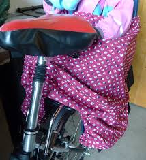 Fahrradkindersitz Beinwarmer Flower Resi